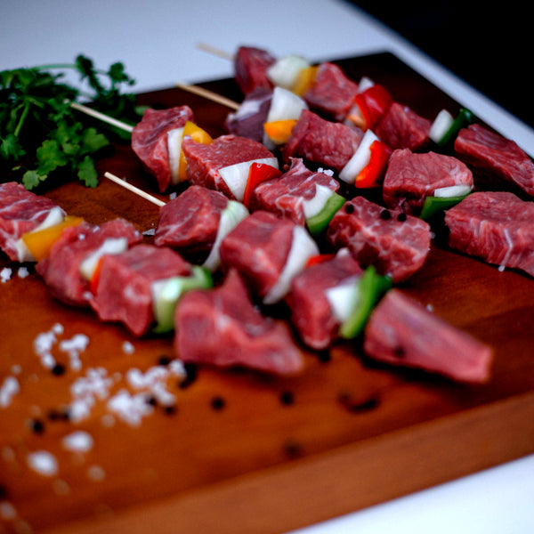 Beef skewers (4 pieces)