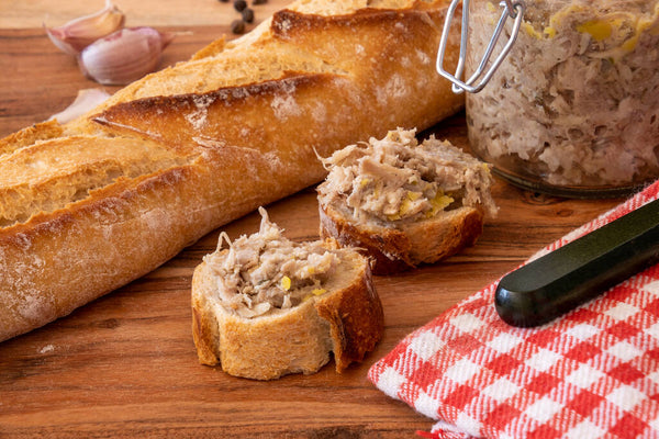 Pure pork rillettes